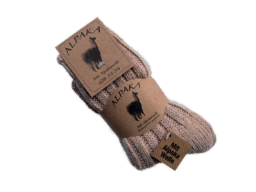 Schafwollsocken mit Alpakawolle (Doppelpack)